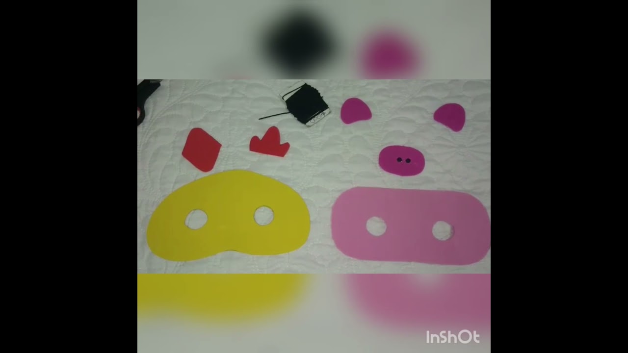 Antifaces de animales de granja