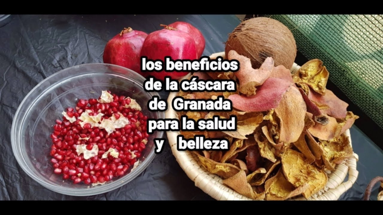Beneficios de la cáscara de granada