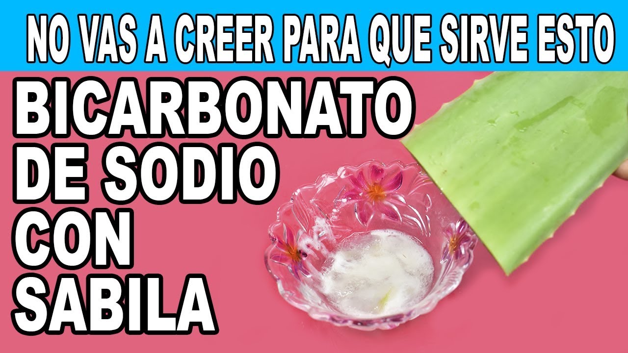 Beneficios de usar una mascarilla de sábila con bicarbonato