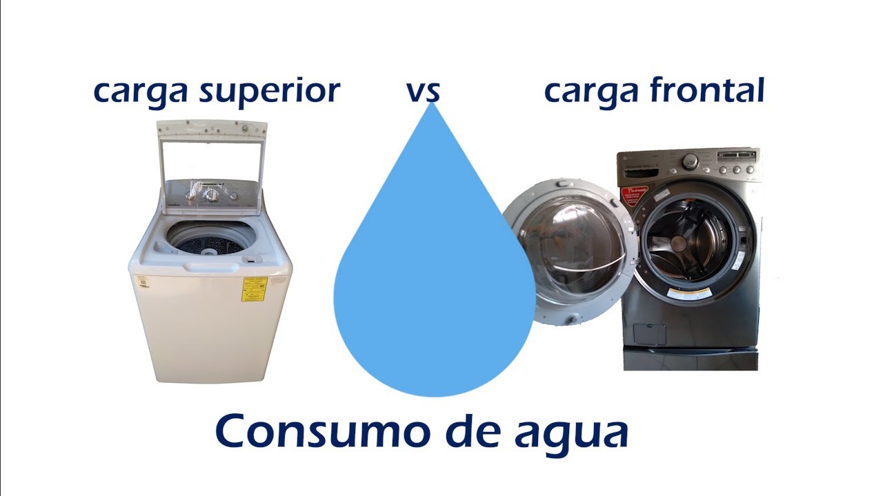 Capacidad de agua de una lavadora estándar