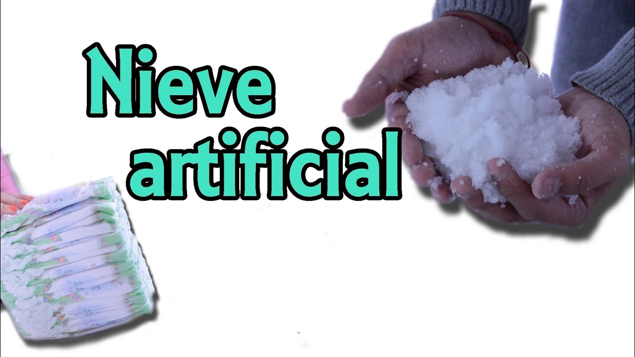 Cómo hacer nieve artificial en casa