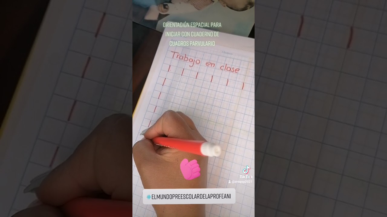 Cuaderno de cuadros grandes