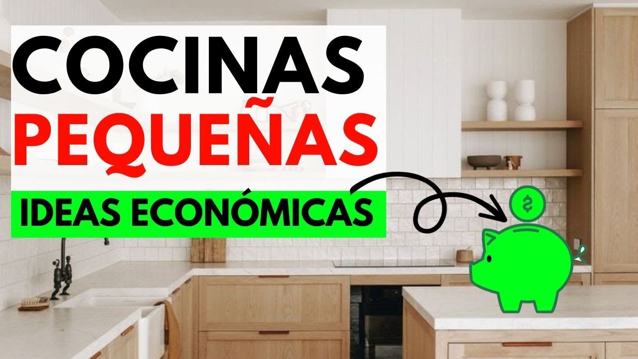 Decoración económica para cocinas pequeñas