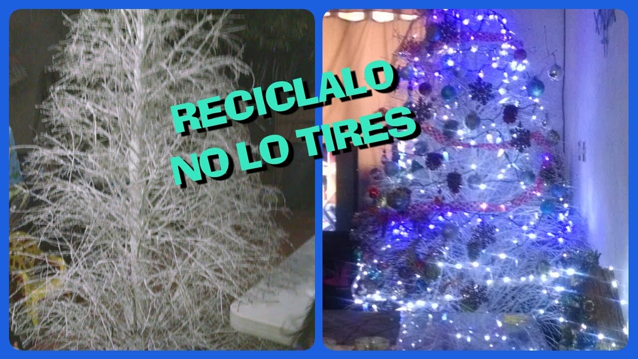 Decoración navideña: ideas para embellecer un árbol seco