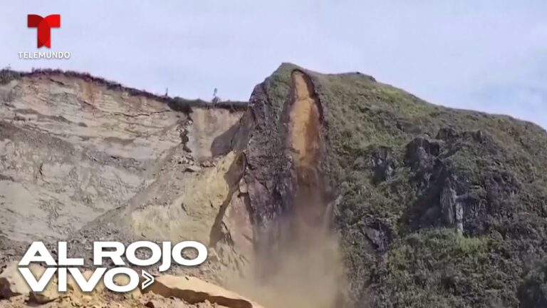 Deslizamiento de terreno sobre fracturas en la corteza terrestre - Mi