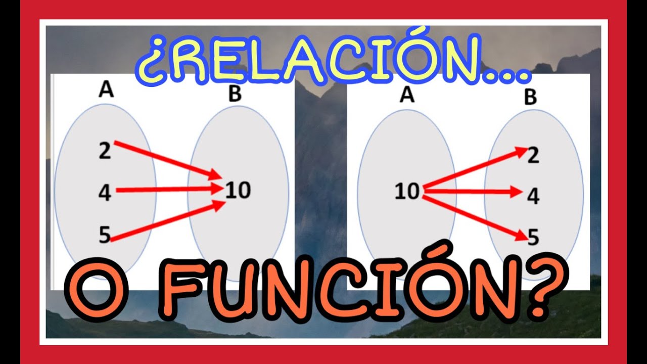 Diferencia entre función y relación