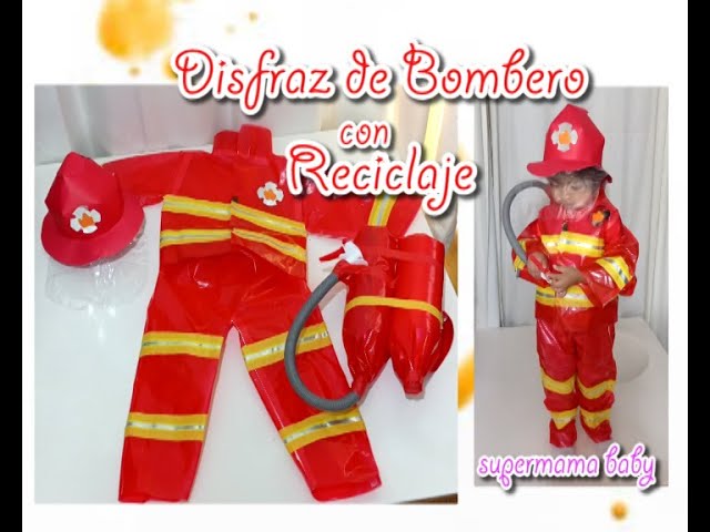 Disfraz casero de bombero