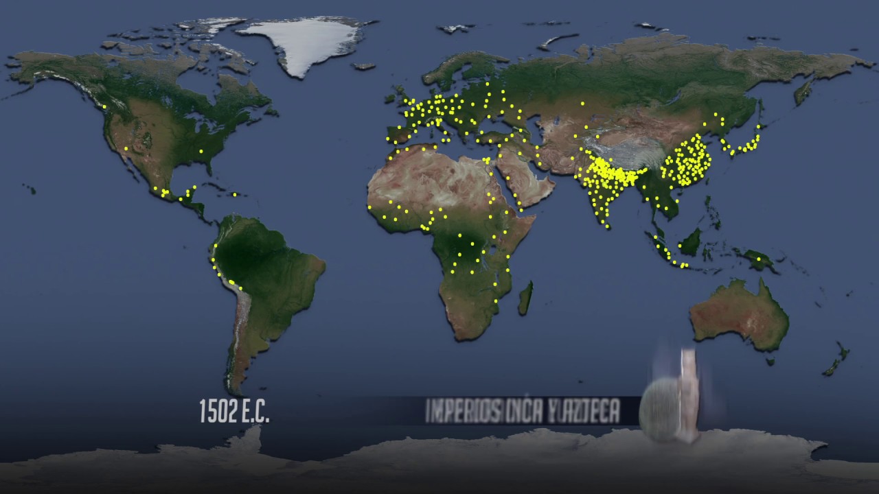 Distribución de la población mundial en la Tierra