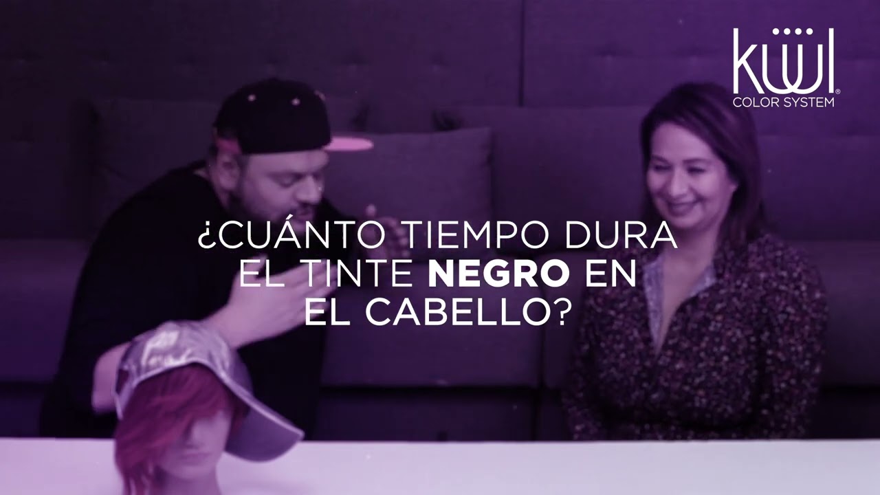 Duración del tinte negro en el cabello