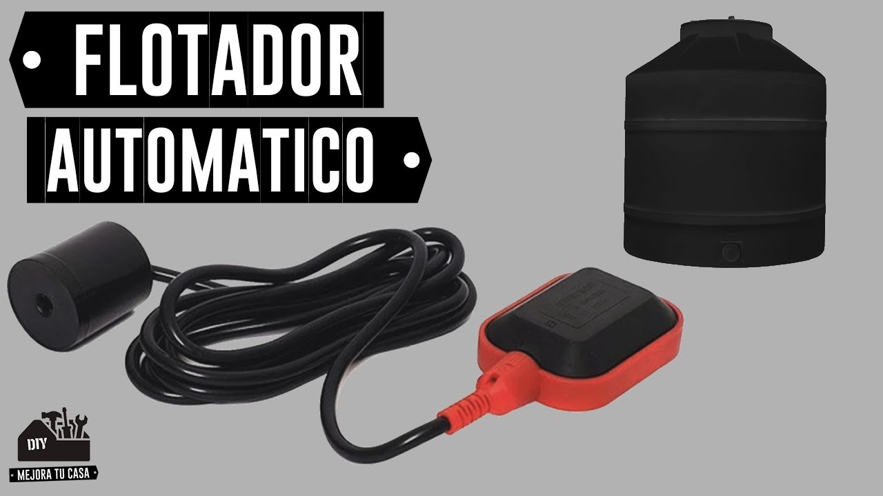 Flotador automático para tanques de agua