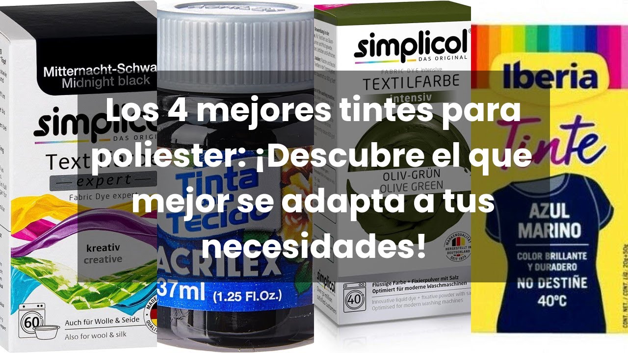 Guía para teñir un saco de poliéster