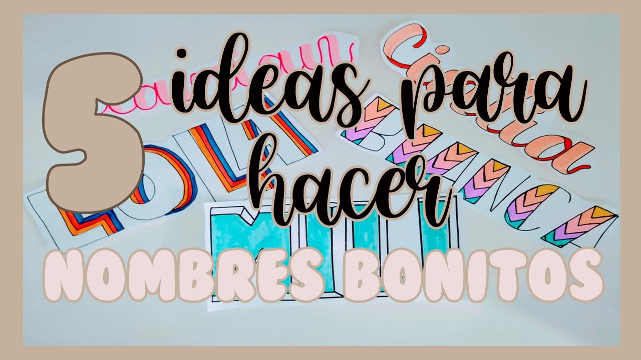 Ideas para nombrar tus cuadernos de forma original