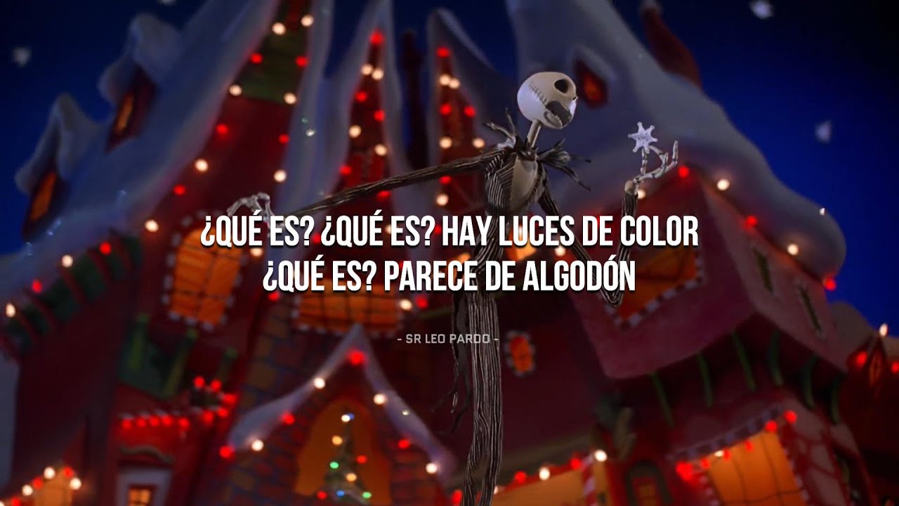 La Letra de El Extraño Mundo de Jack
