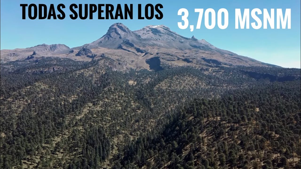 Las montañas más altas de México