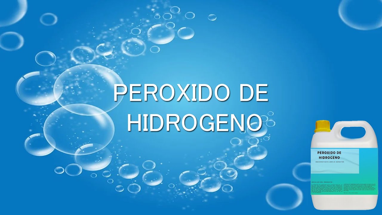 Niveles de oxígeno en el peróxido de hidrógeno