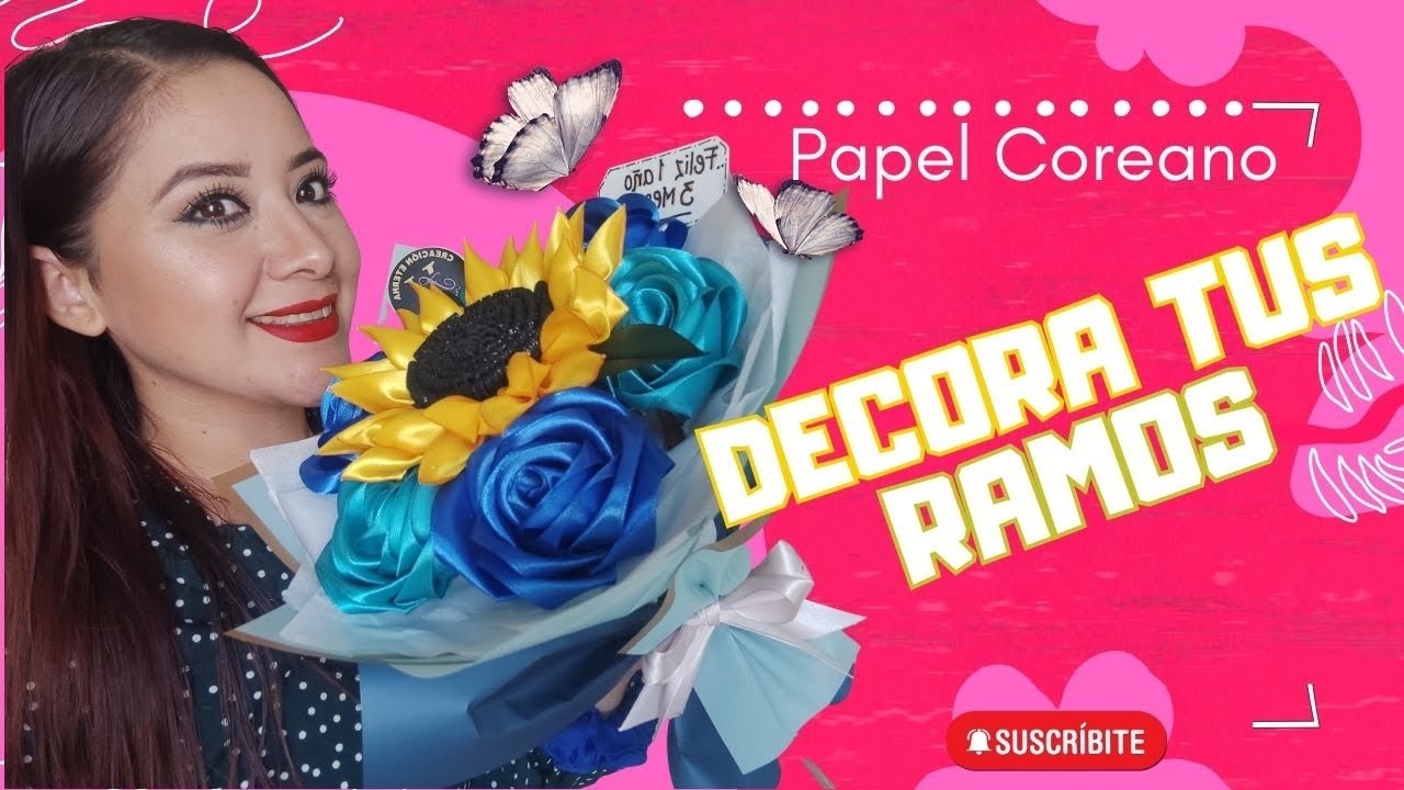 Ramo de rosas con girasol
