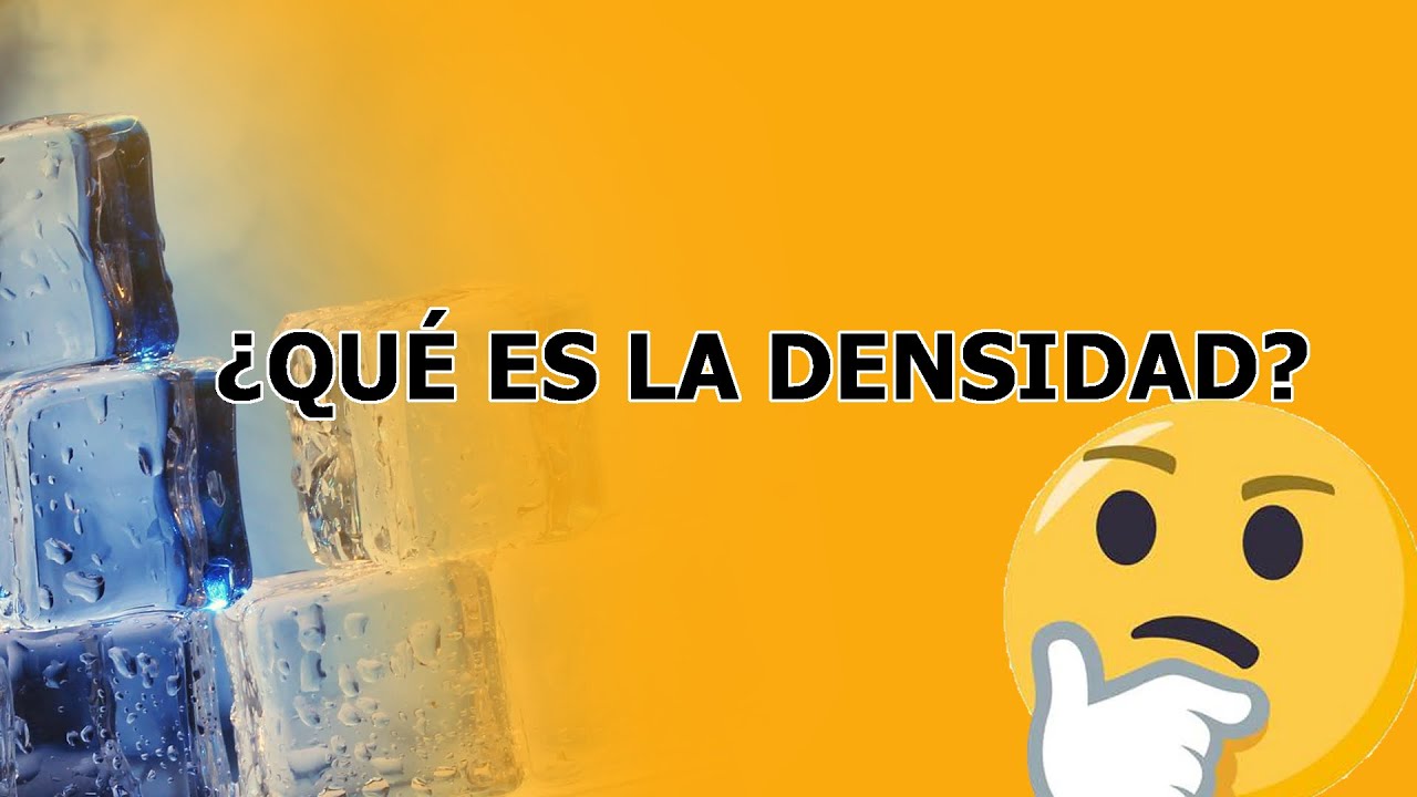 ¿El hielo o el agua? La densidad resuelta