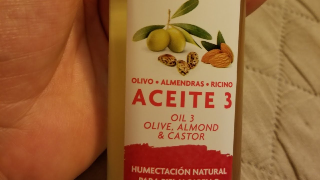 Aceite de Oliva Almendras y Ricino