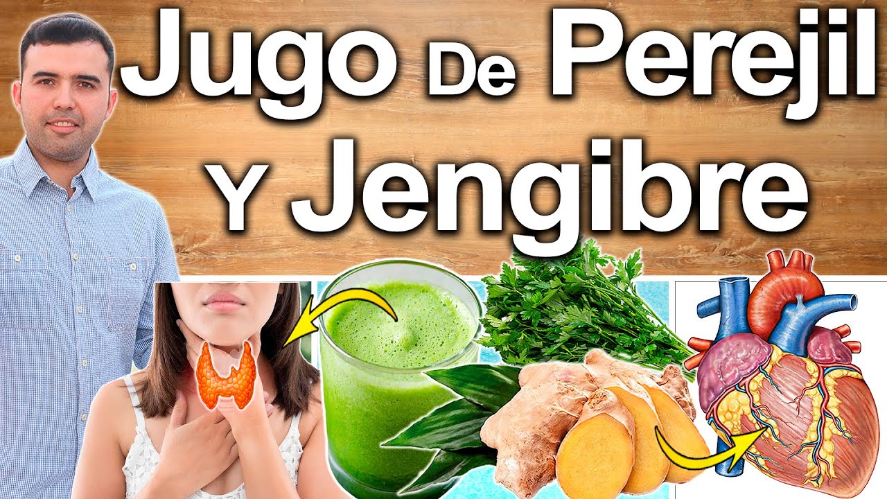 Beneficios del té de jengibre y perejil