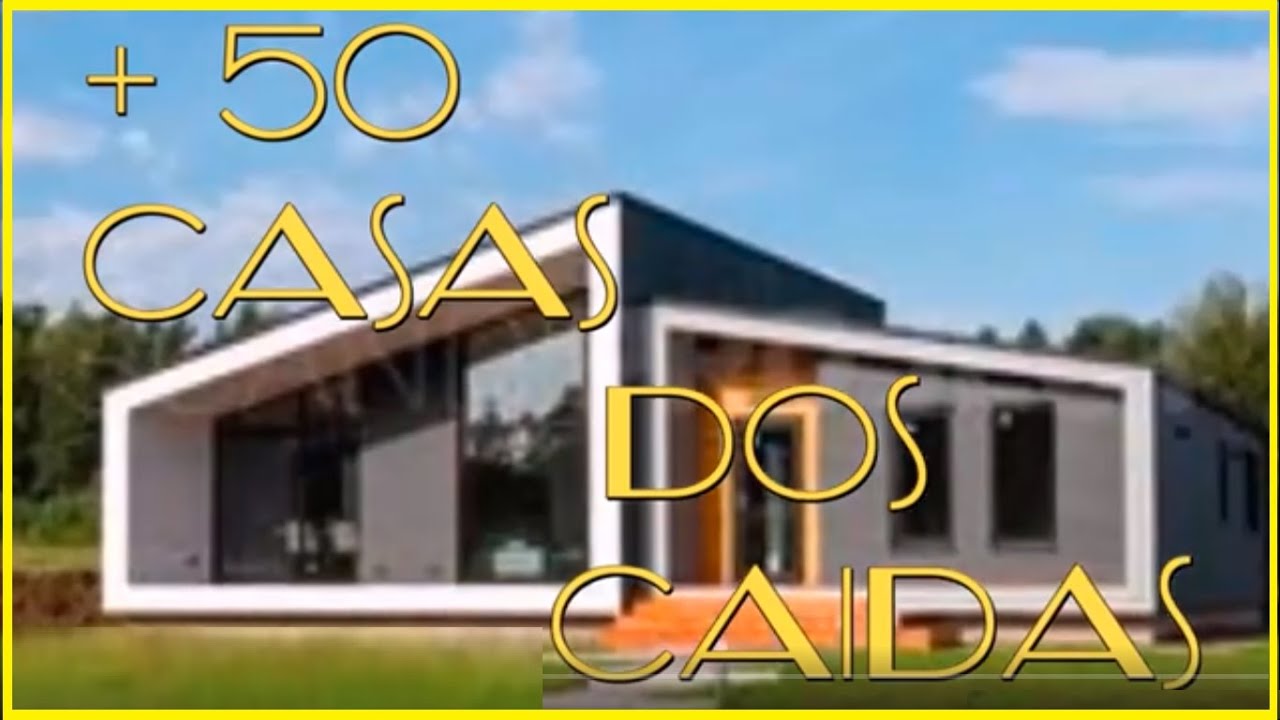 Casas con doble caída de agua
