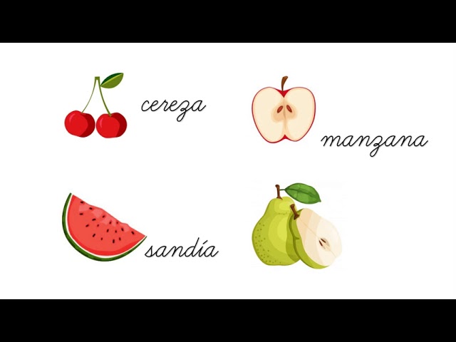Clasificación de frutas según sus semillas