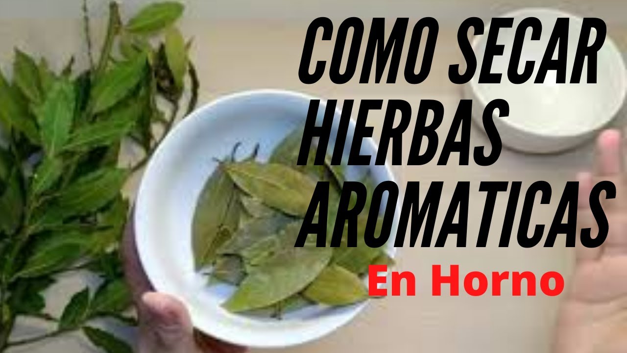 Cómo deshidratar hierbas en el horno