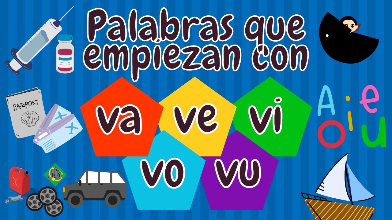 Conoce animales con va ve vi vo vu