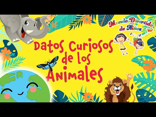 Curiosidades animales para niños