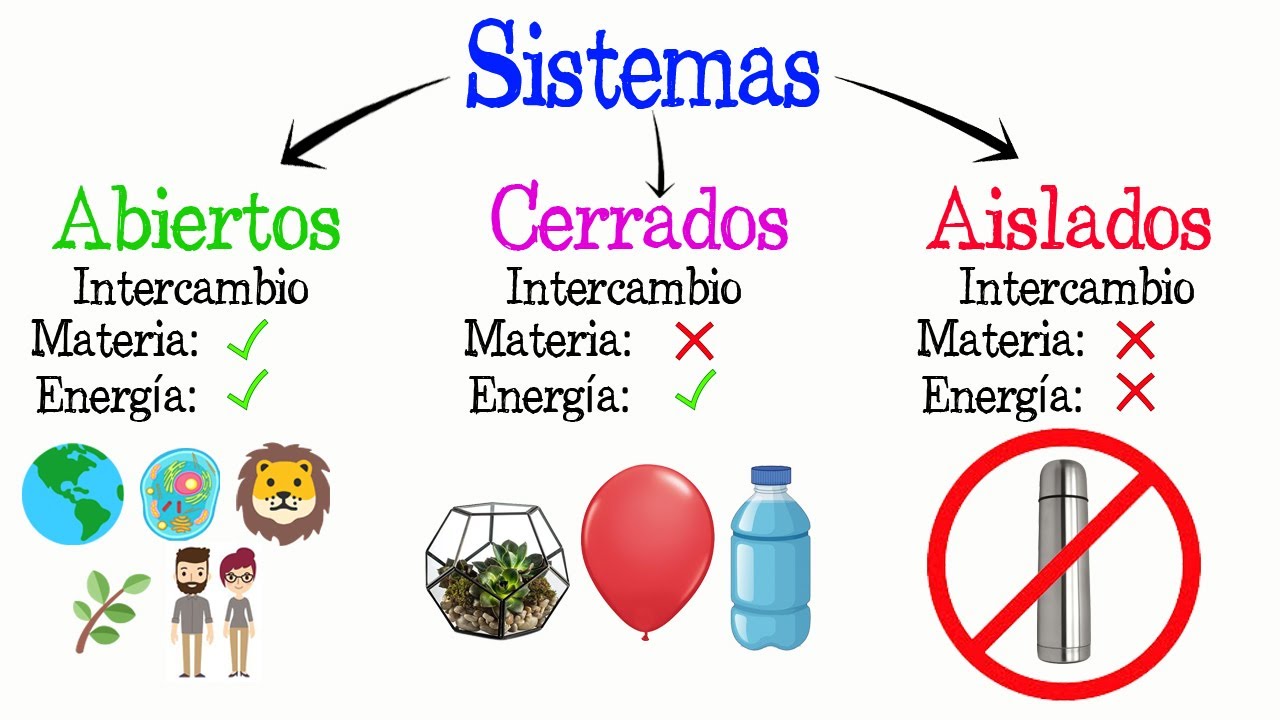 Descubre los tipos de sistemas químicos existentes