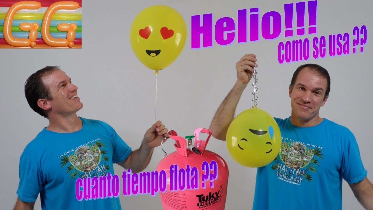 Duración del helio en globos ¿cuánto dura?