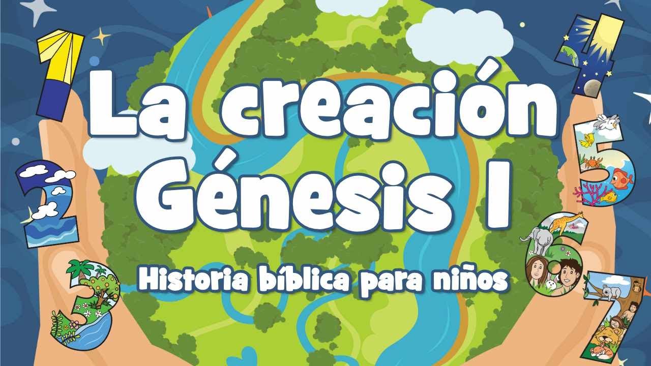 El primer día de la creación en una animación