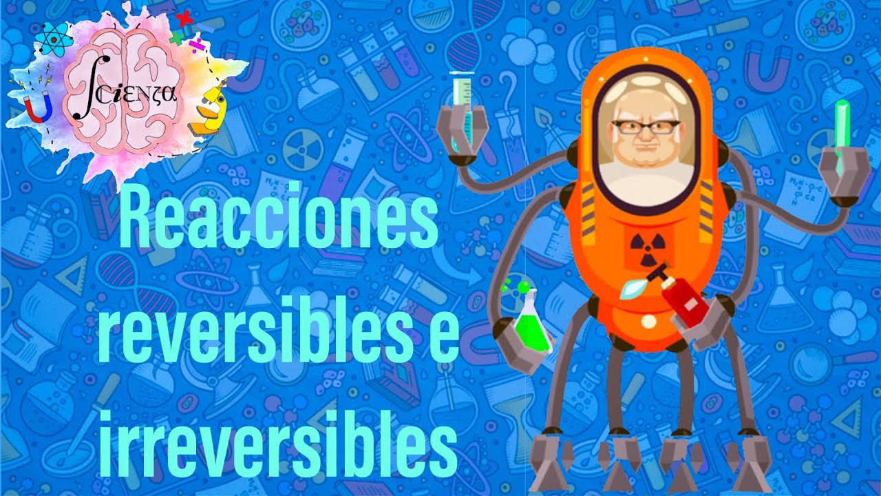 Identifica reacciones reversibles e irreversibles
