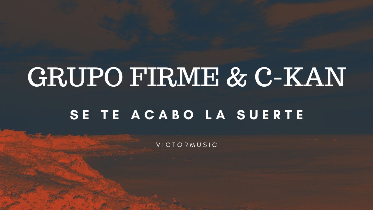 Letra de Se te acabó la suerte