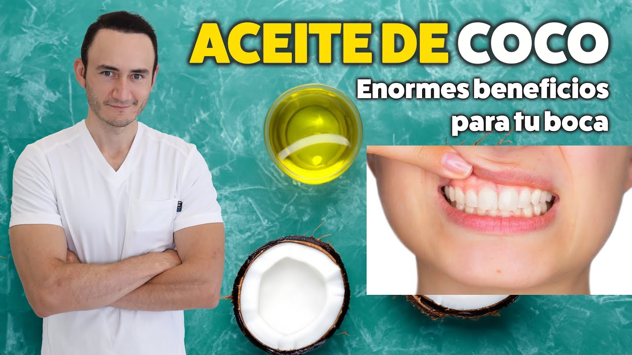 Limpieza dental con aceite de coco