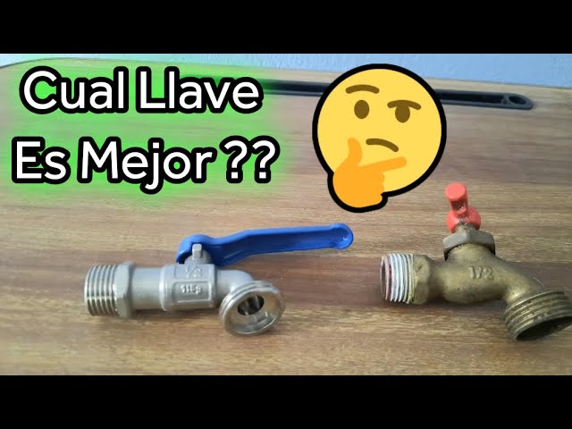 Llave de paso de agua de medio pulgada