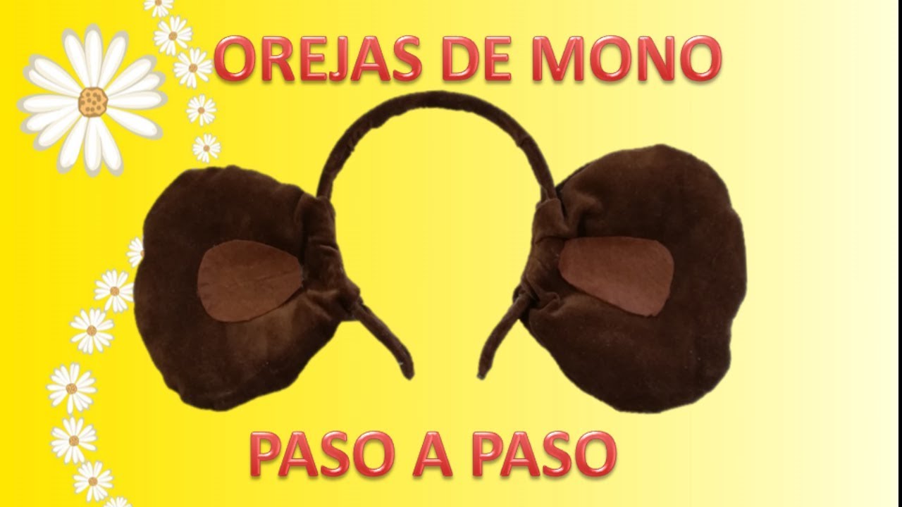 Manualidades: disfraz de mono para niña