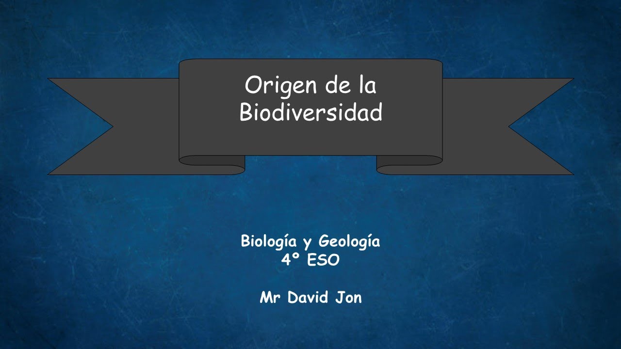 Origen de la biodiversidad