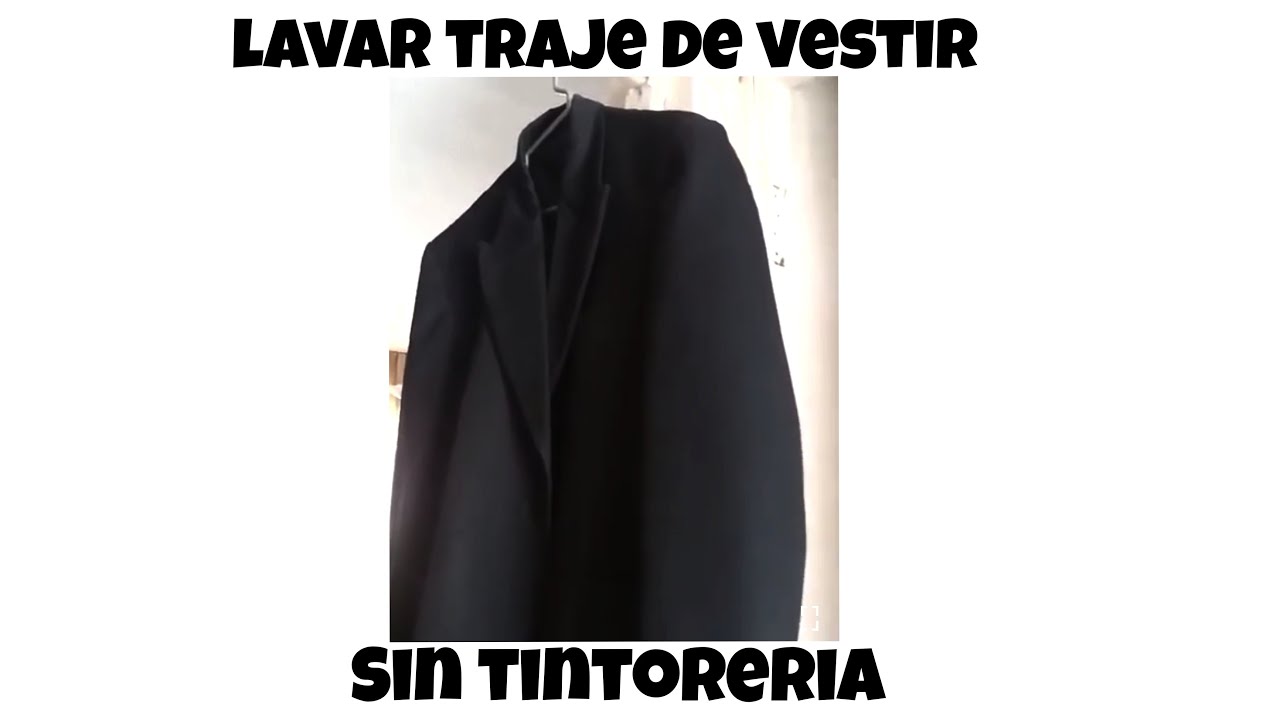 Pasos para lavar un saco de traje en casa