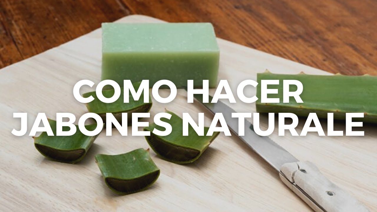 Receta de jabón casero con aloe vera