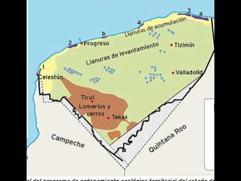 Relieve predominante en Yucatán