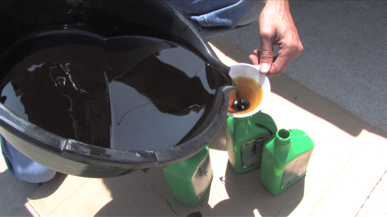 Reutiliza el aceite de motor usado con estos consejos