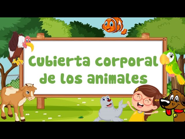 Tipos de animales según su cubierta corporal