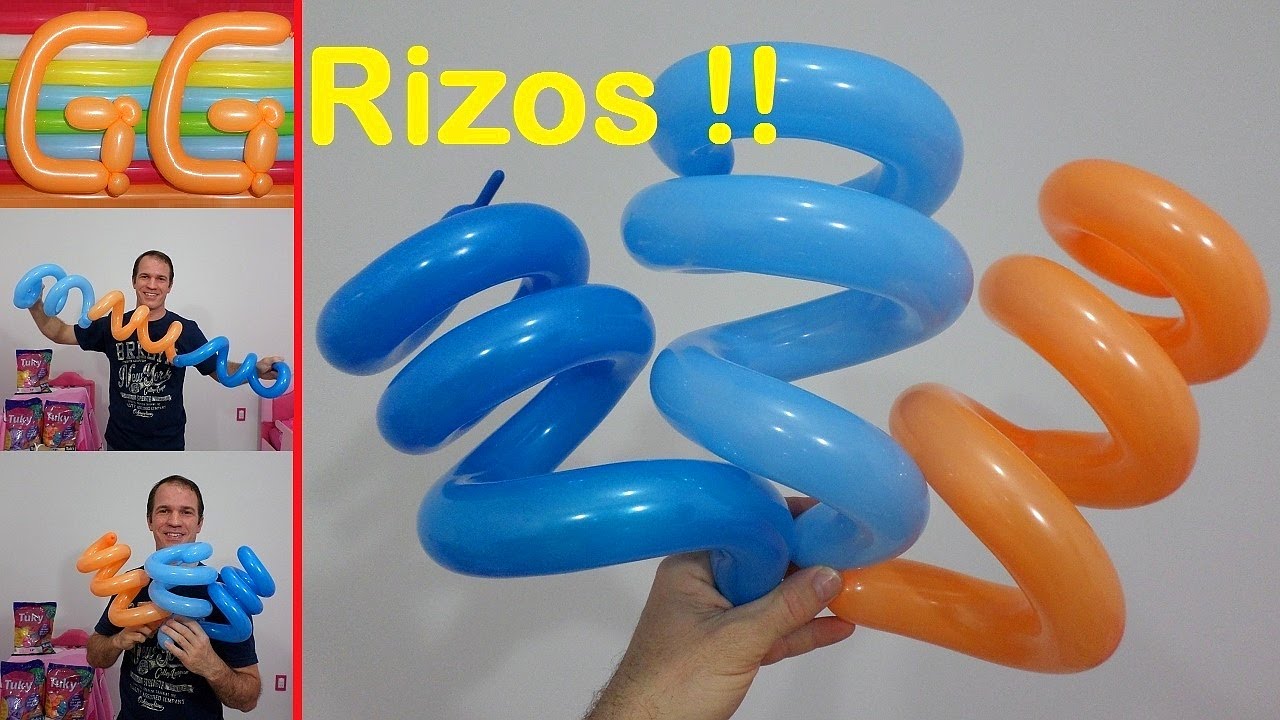 ¿Cómo se llaman los globos largos?
