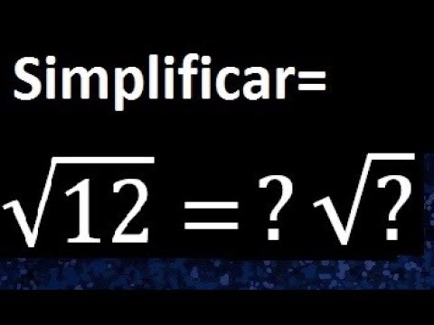 ¿Cuánto es la raíz cuadrada de 12?