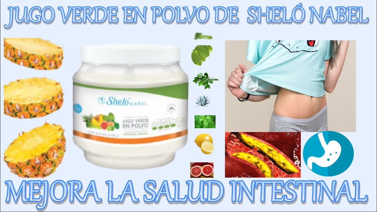 Beneficios del jugo verde Shelo Nabel
