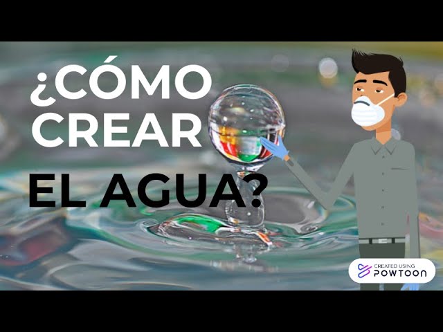 Cómo fabricar agua en un laboratorio