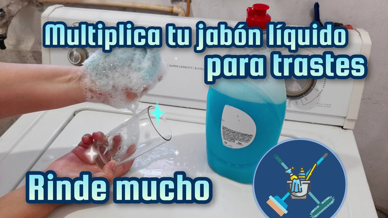 El secreto del jabón líquido para trastes