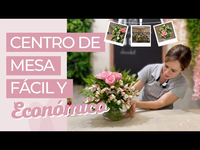 Ideas para centros de mesa con rosas naturales