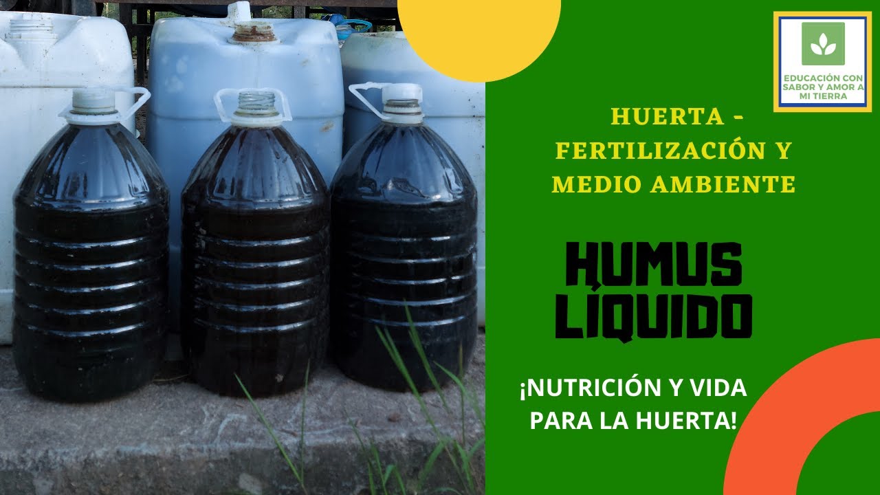 Preparación de humus de lombriz líquido