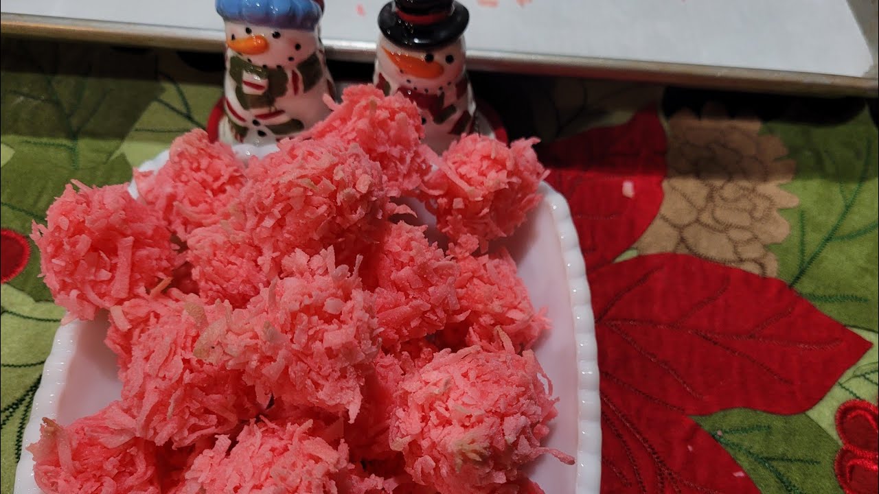 Receta: Dulce de coco blanco con rosa